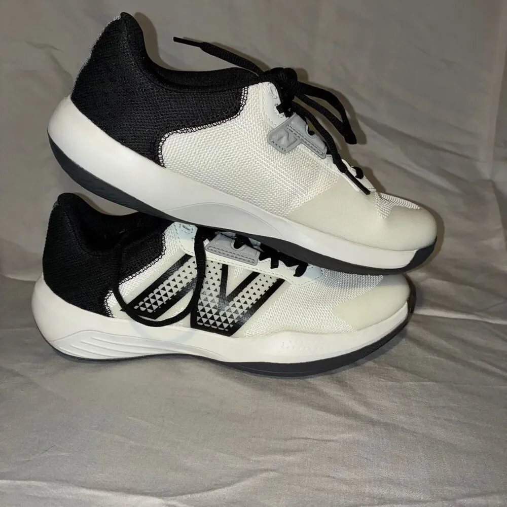 New Balance 696 Court Tennis Pickleball Shoes White Black Women’s Size 6.5 Wide